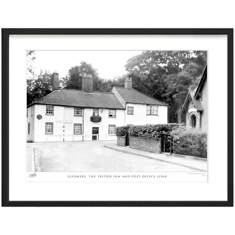 Sledmere, The Triton Inn And Post Office C1960 by Francis Frith - Single Picture Frame Print, 60cm H x 80cm W x 2.3cm D