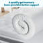 3” Viscoelastic Gel Foam Mattress Topper-1816222168