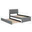 Lit plateforme tapissier avec lit gigogne-69841875
