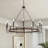 Allegra 46" W 12-Light Wagon Wheel Chandelier-961189190