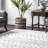 Freetown Moroccan Performance White/Black Rug-5713445