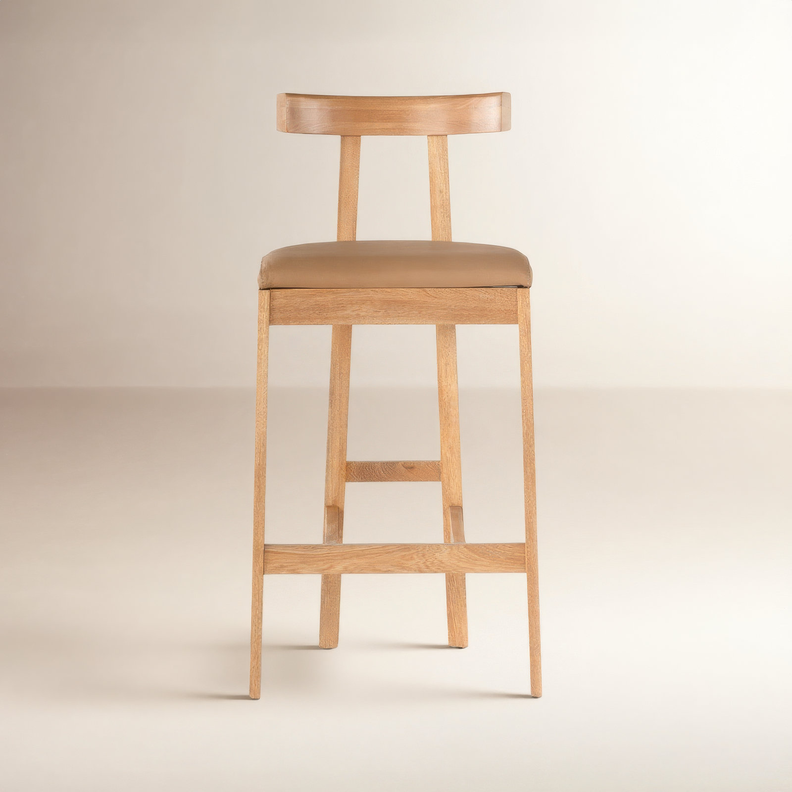 Seville 30" Bar Stool, Natural, Counter Stool (26” Seat Height)