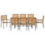 8 - Person Patio Dining Set with Rectangular Table