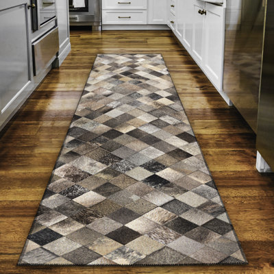 Aubra Chenille Patchwork Rug