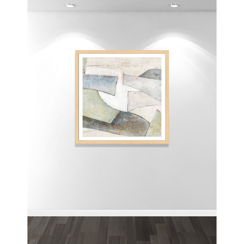 «Verdant C Courants I» par Emma Peal, Imprimé mat, L 42,5 po x H 42,5 po, Naturel
