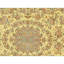 Hand Knotted Wool Area Rug in Gold And Light Green