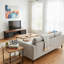 4 Pieces Fir Living Room Table Set