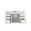Meuble-lavabo simple 60 po avec plateau Chicago-96003084