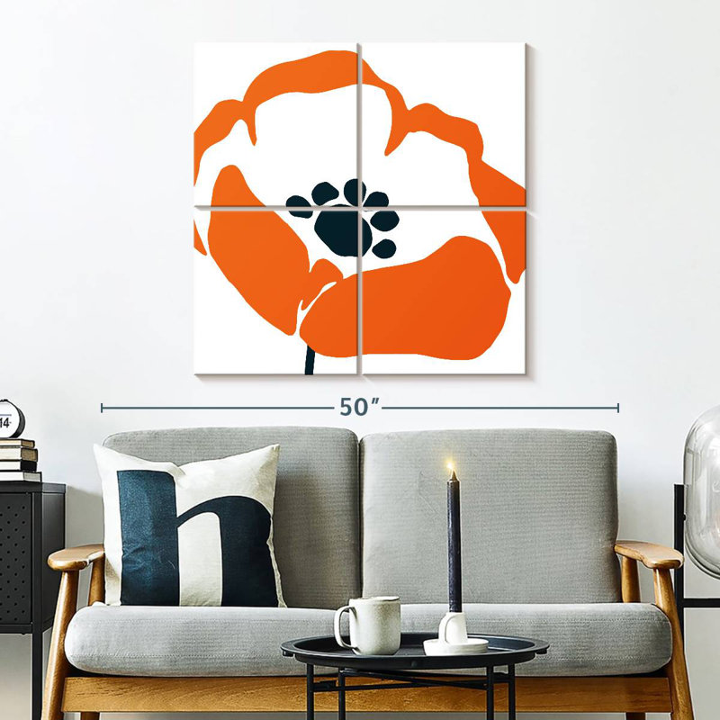 Harnek Pop Art Floral III, H 32 po x l 32 po
