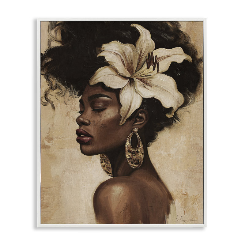 Nocturne en ivoire, estampe numérique, conception de Svetlana Aleynikova, H 14 po x l 11 po, Encadrement giclée blanc côtier