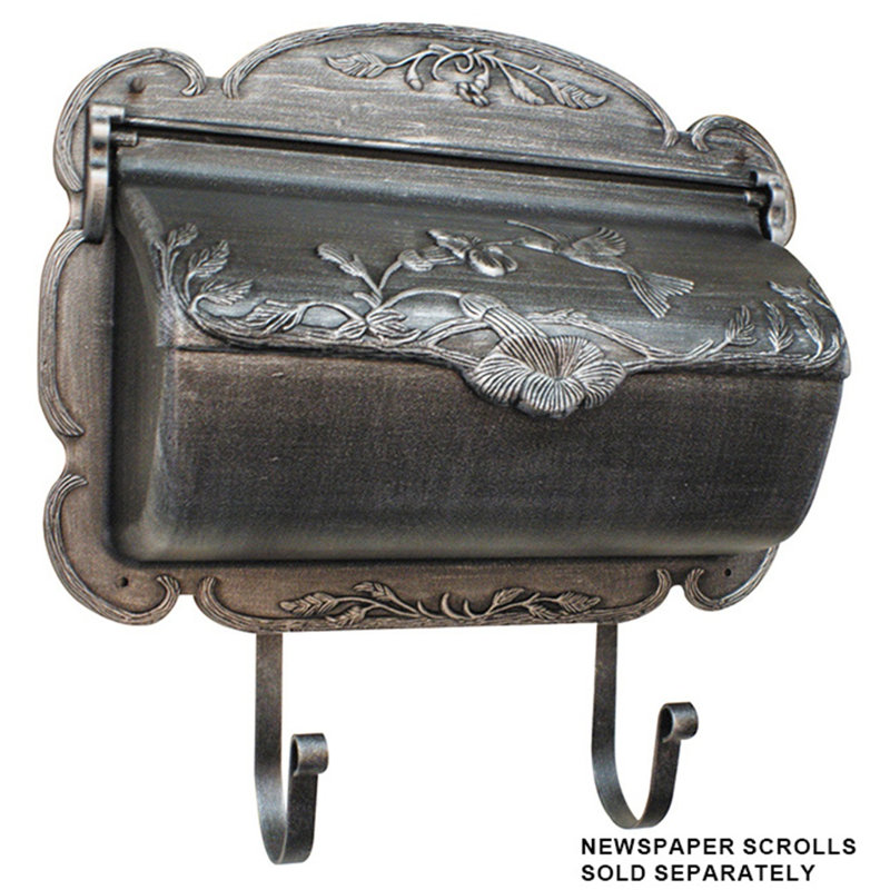 Boîte aux lettres murale colibri, Argent suédois