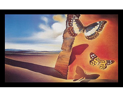 " Landscape With Butterflies " by Salvador Dali