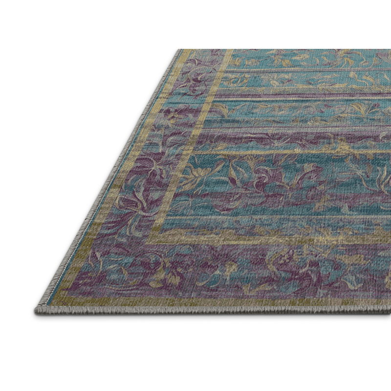 Tapis gris lavable à la machine, Tapis de couloir 2 pi x 4 pi