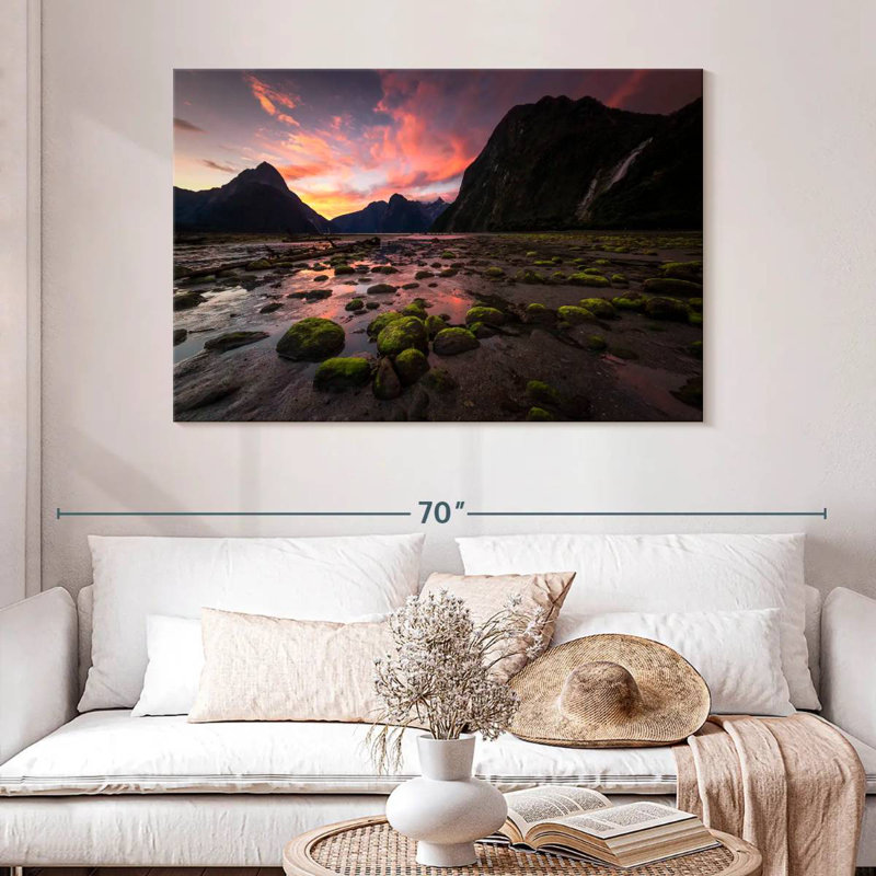 Ravi Milford Sound au lever du soleil, H 32 po x l 48 po