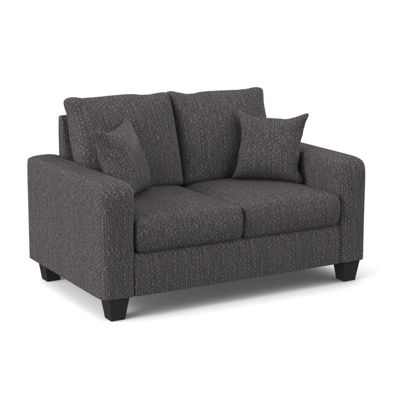 Dorothea  Upholstered 59.5'' Loveseat, Bronco Slate