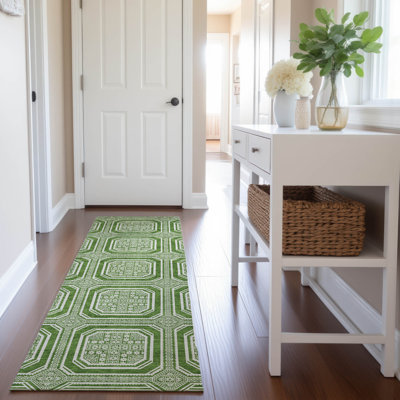 Premium Machine Washable Elize AMF1451 Geometric Rug