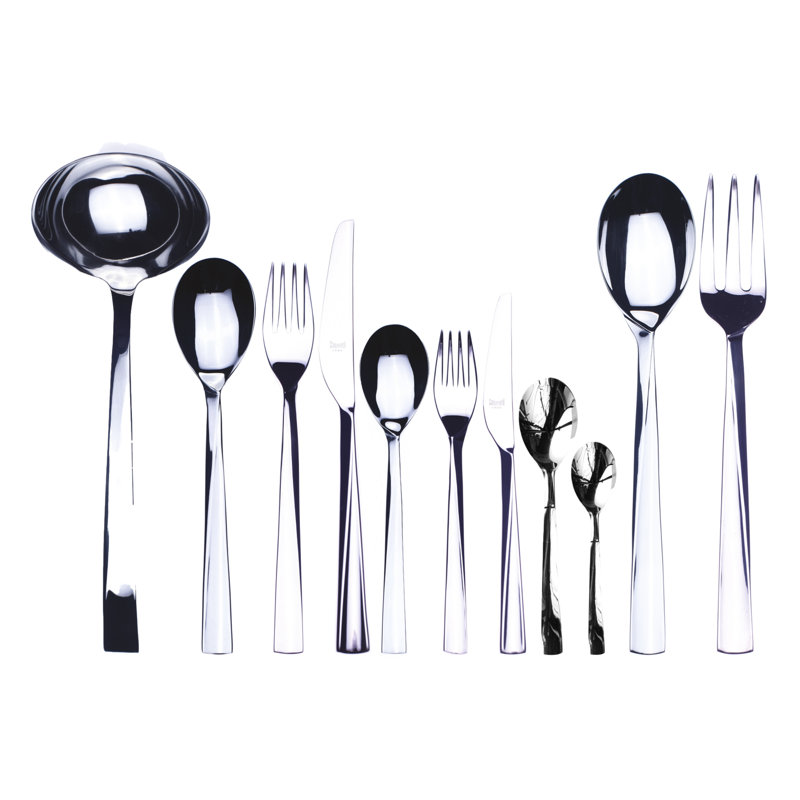 Elica Flatware Set - 99 Pieces - Stainless Steel