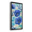«Blue Modern Garden II», peinture sur toile encadrée-631358084-631358086