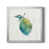 Toile argentée encadrée