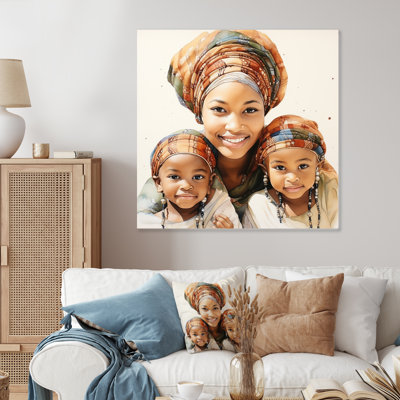 «African Family Heritage II» - Art mural américain en métal