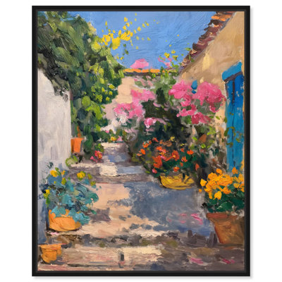 Petal Lane Vivid Coastal Art by Art Remedy