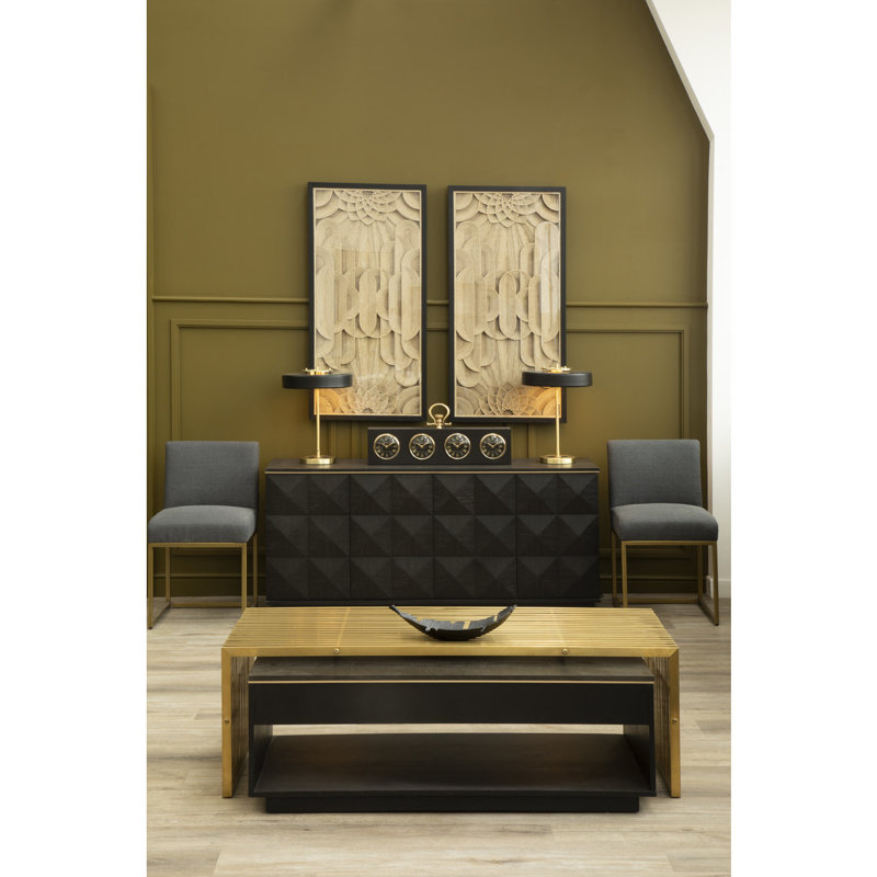 Hezzie Frame Coffee Table with Storage