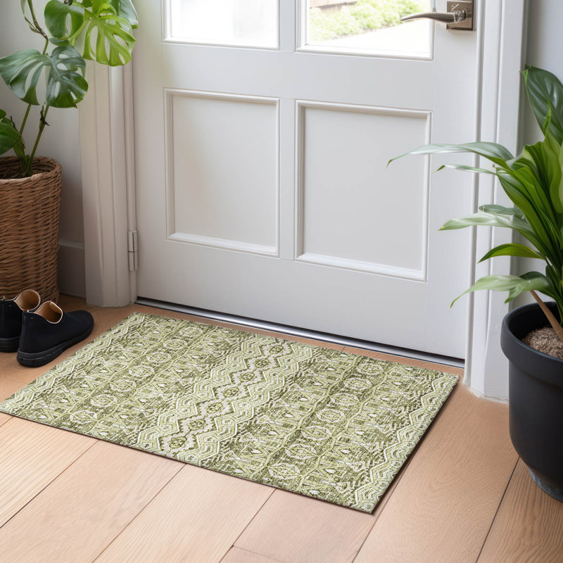 Tapis intérieur / extérieur Maliana, Rectangle 1 pi 8 po x 2 pi 6 po