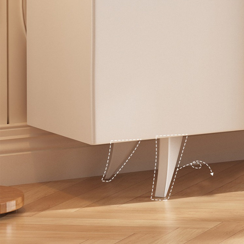 Meuble télé de style français crème, 78.74"