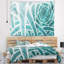 Tapisserie abstraite bleue-28495838