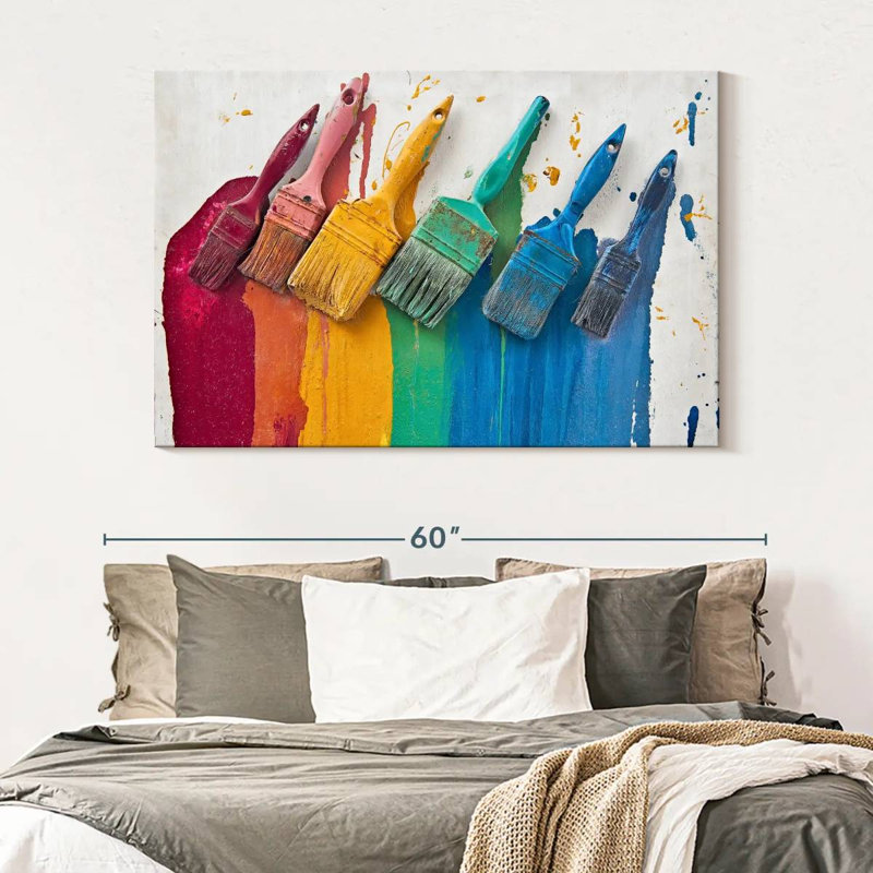 Pinceau Senne Rainbow, H 34 po x l 51 po