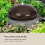 Outdoor Floor Fountain with Lights