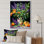«Fauvist Herbs Pottery Flavors 5 - Floral Herbs», art mural
