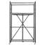 Tablette de rangement pliante avec roulettes