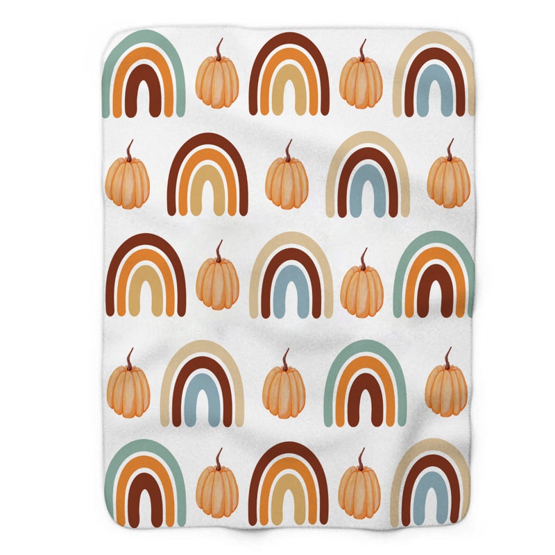 Fall Art - 1 Piece Premium Sherpa Blanket, 80" L x 60" W