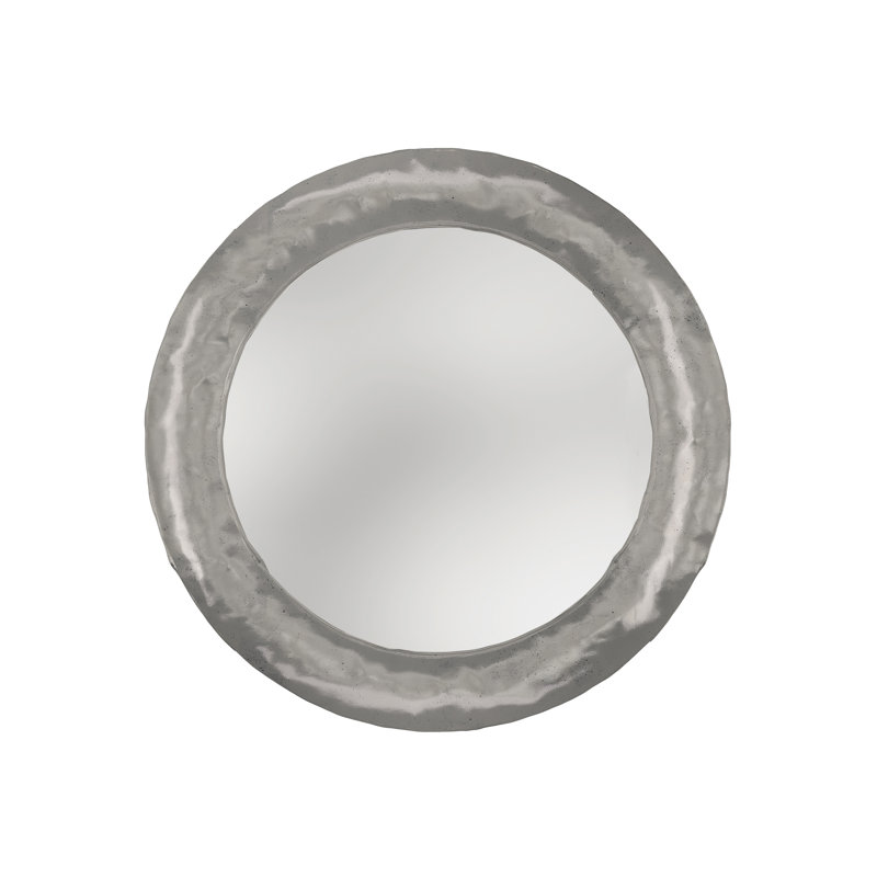 Prado Aluminum Round Wall Mirror