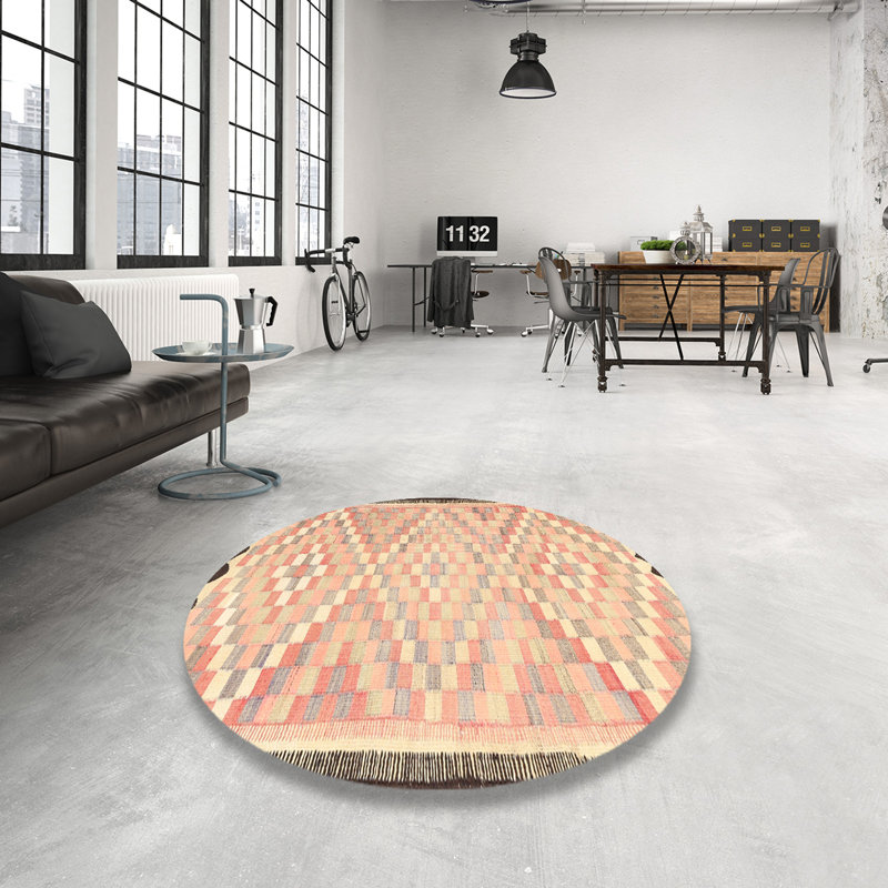 Patchwork Indoor Rug, Round 4'