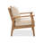Weslyn Solid Wood Patio Lounge Chair
