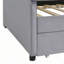 Comfortable Twin Upholstered Platform Bed with Practical Storage Options-1679008962