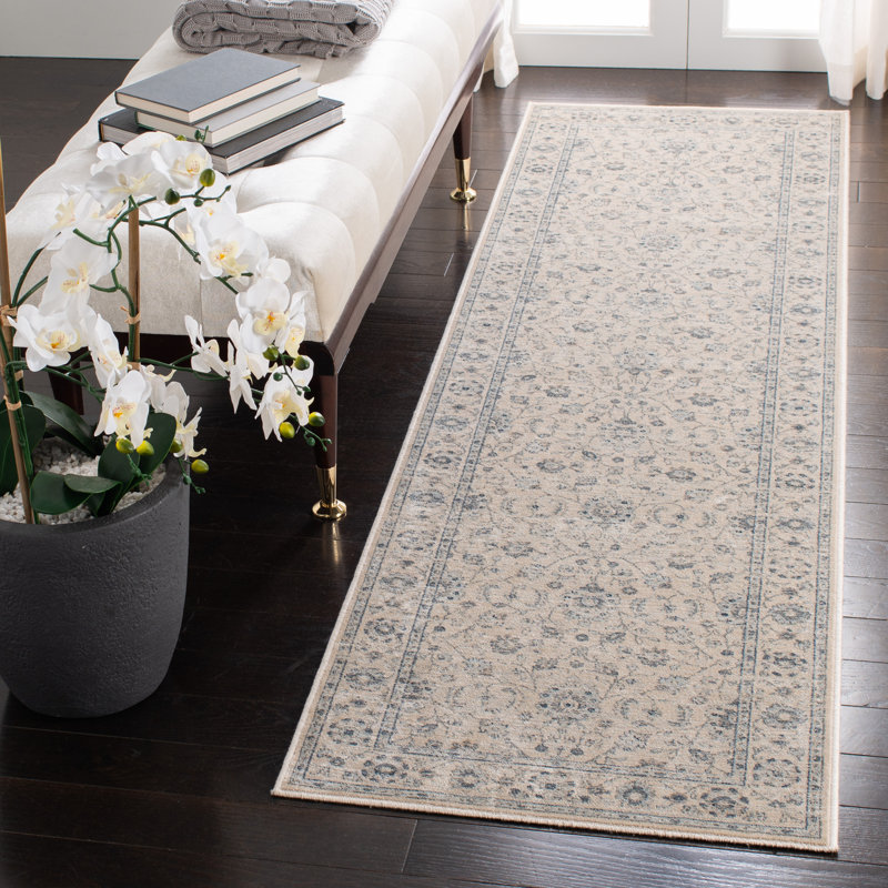 Onancock Abstract Viscose Hand Woven Area Rug, Runner 66 x 244 cm