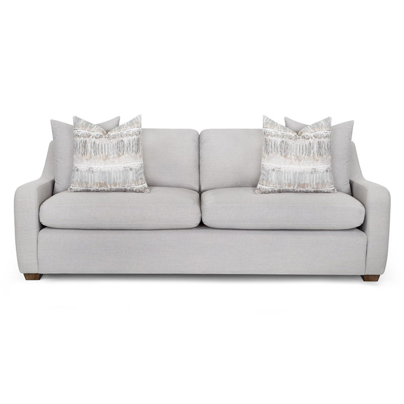 Franchell Upholstered 91'' Sofa, Flax Polyester Blend