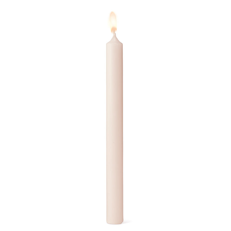 Pièce 4 chandelles droites non parfumées, Crème