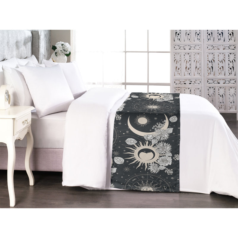 Foulard de lit Ambesonne Zodiac, Très grand lit