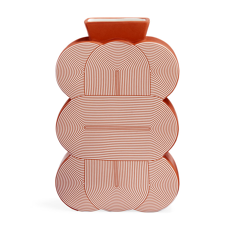 Pompidou Medium Vase - Red