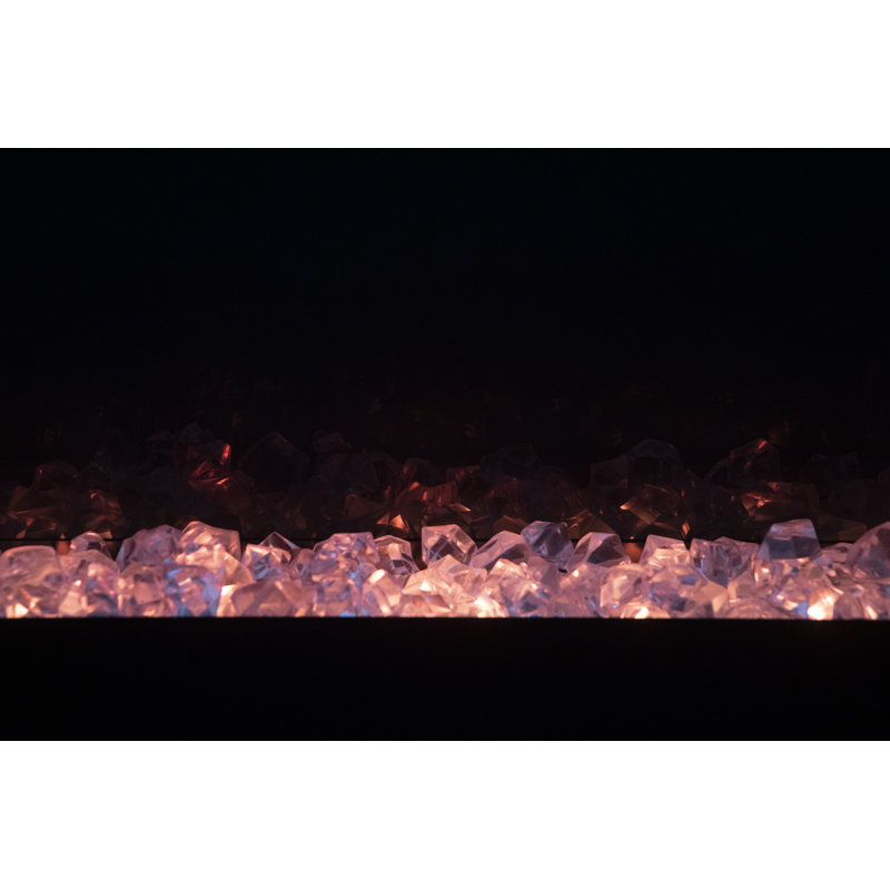 Amantii Evolution 3620 Evolution Linear Electric Fireplace by Fire&Ice, smart, 3 speed motor, remote, multi colored