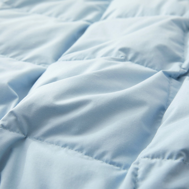 Édredon en duvet léger et rafraîchissant, Grand lit, Bleu