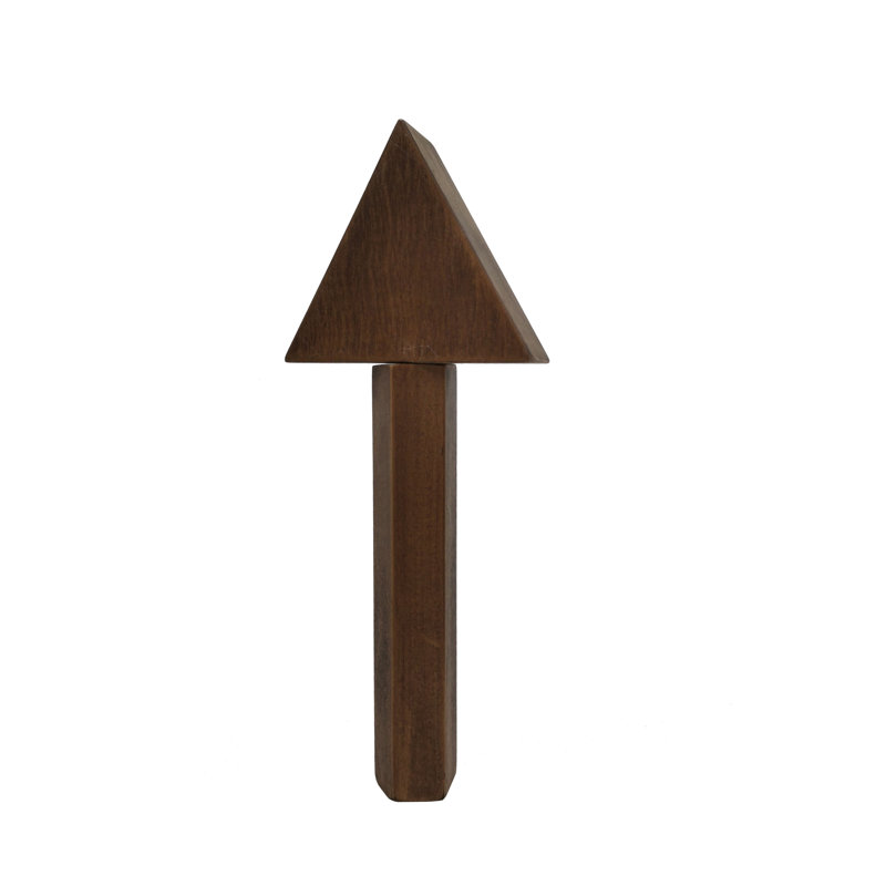 Triangle Top with Pentagon Handle Wood Beer Tap Handle Header Keg Handle Faucet Pub Draft Marker