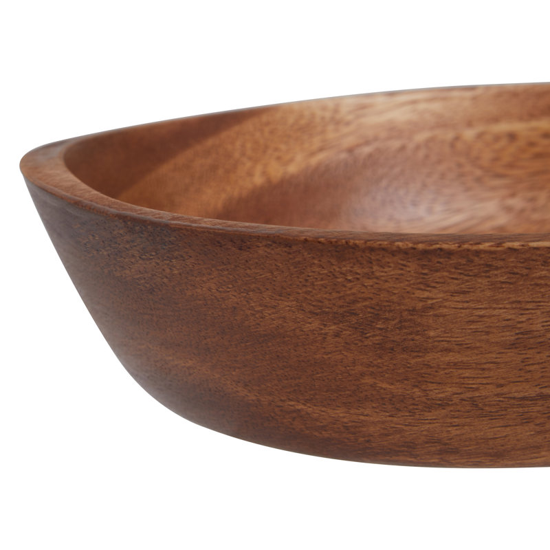 Solid Wood Decorative Bowl