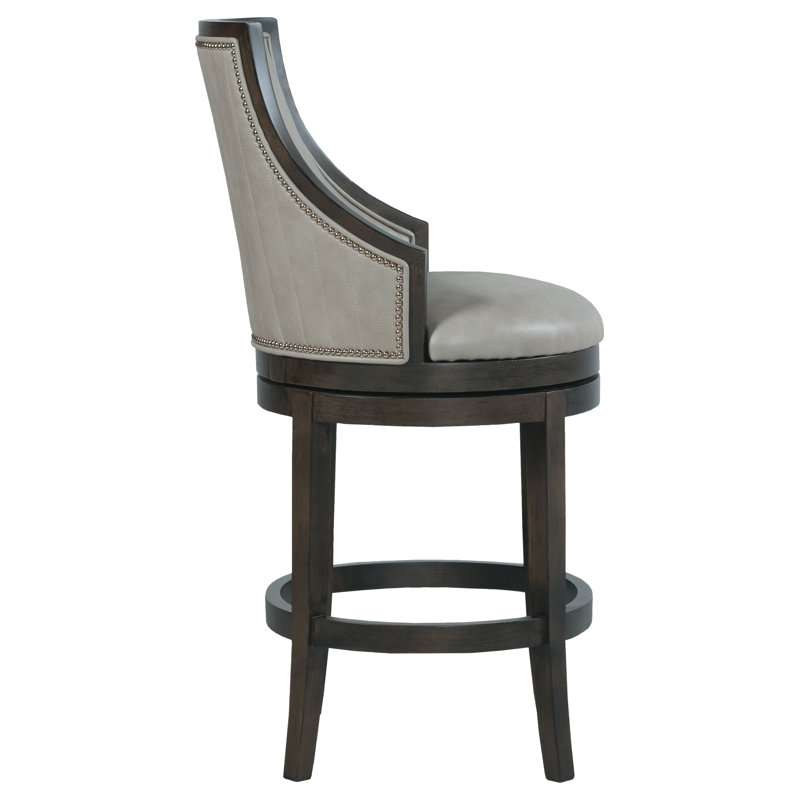 Tabouret pivotant Robroy, Tabouret de comptoir (siège d'une hauteur de 26 p, Montego Bay, 9606 Lin