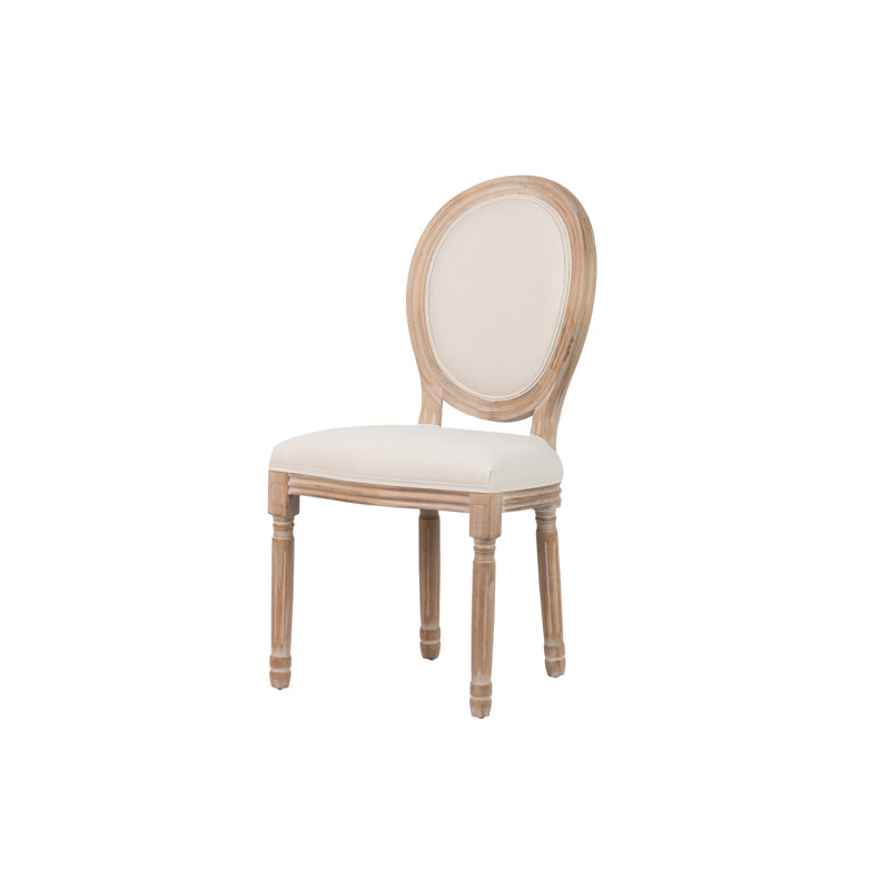 Stubbs 129.54cm H Polyester Upholstered Armchair in NATURAL / BEIGE
