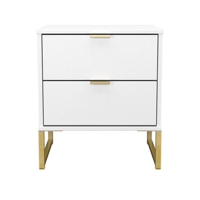 Turah 45cm W Manufactured Wood Bedside Table